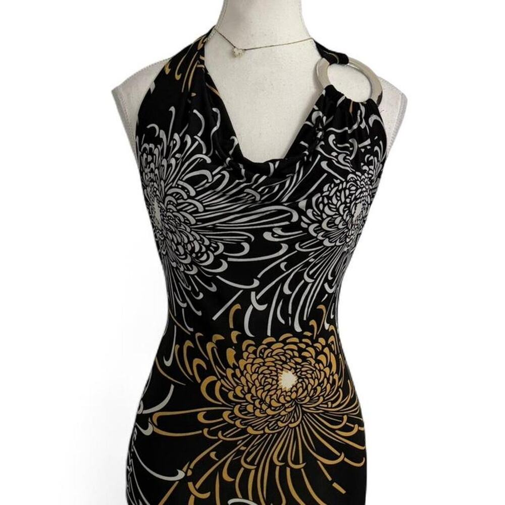 Mia Mia Y2K Going Out Iconic 2000s Top With Silver Hardware Super Fitted Size M